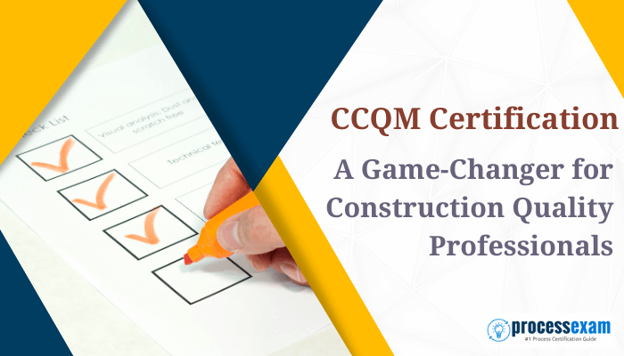 CCQM Certification - A Game-Changer for Construction Quality Professionals. Image showing a checklist being marked with a pen, representing quality assurance.