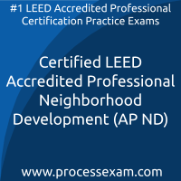 Certified LEED Accredited Professional Neighborhood Development (AP ND) Practice