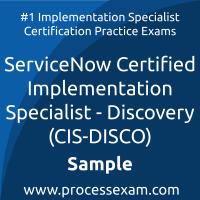 CIS-DISCO Dumps PDF, Discovery Implementation Specialist Dumps, download CIS-Discovery free Dumps, ServiceNow Discovery Implementation Specialist exam questions, free online CIS-Discovery exam questions