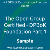 OGD-001 Dumps PDF, DPBoK Foundation Part 1 Dumps, download DPBoK Foundation Part 1 free Dumps, Open Group DPBoK Foundation Part 1 exam questions, free online DPBoK Foundation Part 1 exam questions