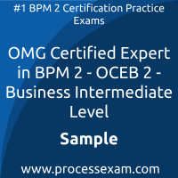 OMG-OCEB2-BUSINT200 Dumps PDF, OCEB 2 Intermediate Dumps, download BPM 2 Intermediate free Dumps, OMG OCEB 2 Intermediate exam questions, free online BPM 2 Intermediate exam questions