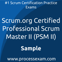 PSM II Dumps PDF, Professional Scrum Master Dumps, download PSM 2 free Dumps, Scrum.org Professional Scrum Master exam questions, free online PSM 2 exam questions